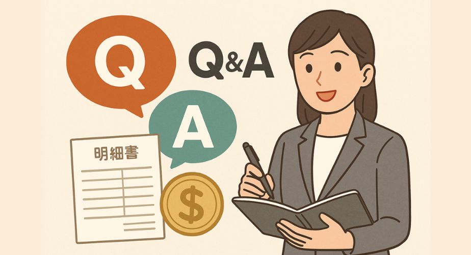 よくある質問を丁寧に解説する探偵事務所のQ&A解説画像。
