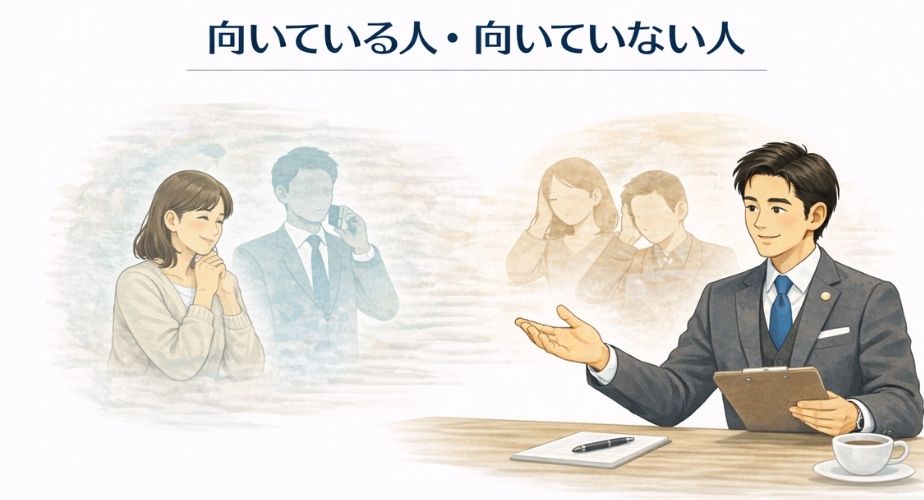 ラビット探偵社 新宿支社が向いている人と向いていない人の判断イメージ