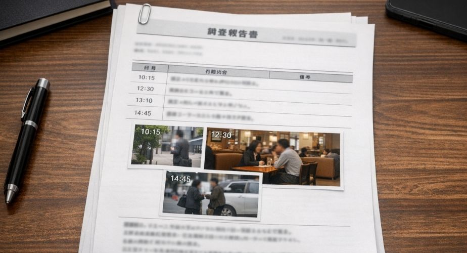 大阪の浮気調査料金の仕組みイメージ図(時間制と総額の考え方)