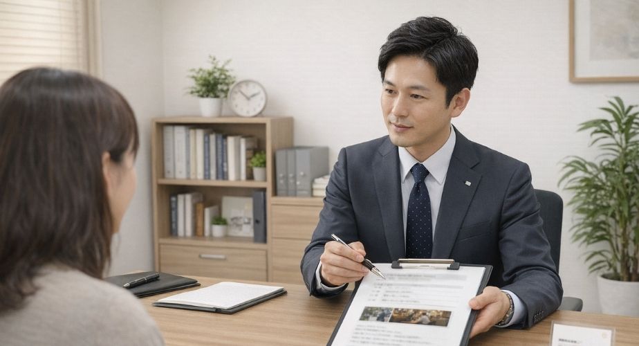 総合探偵社AMUSE大阪支店の無料相談イメージ(面談風景)