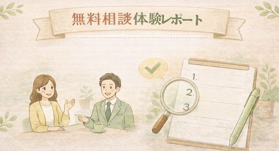 無料相談の体験イメージしたイラスト