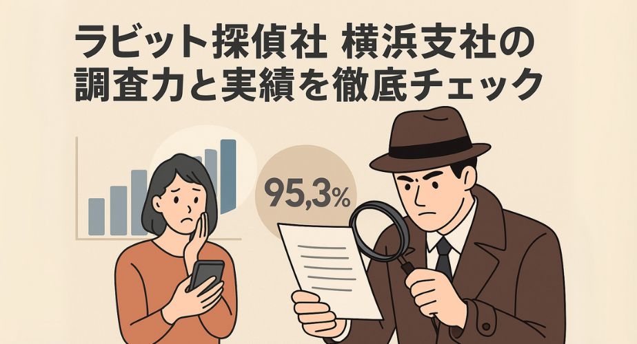 調査成功率や実績データをもとに信頼できる探偵社を紹介するイメージ