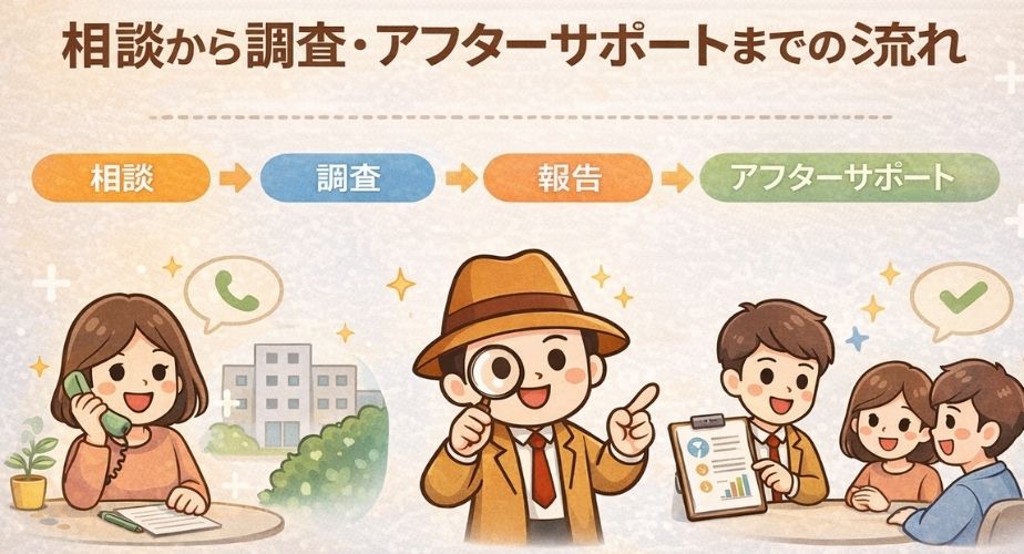 探偵の窓口の料金や費用について説明するイメージイラストのアイキャッチ画像