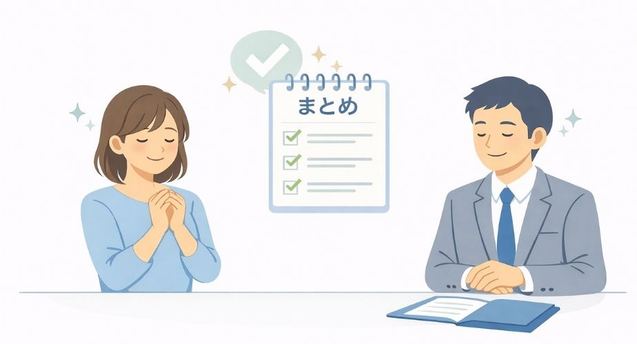 響・Agentの口コミや評判を総合的にまとめた結論イメージのイラスト