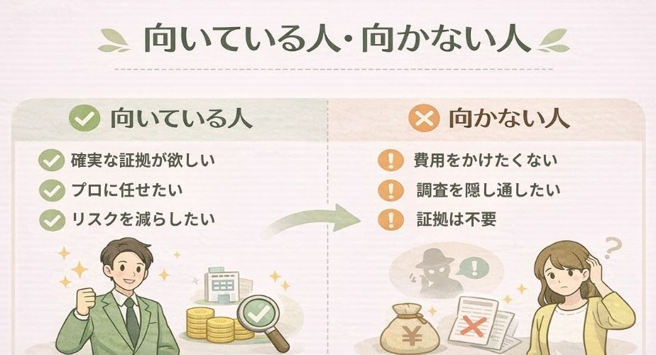 向いている人・向いていない人