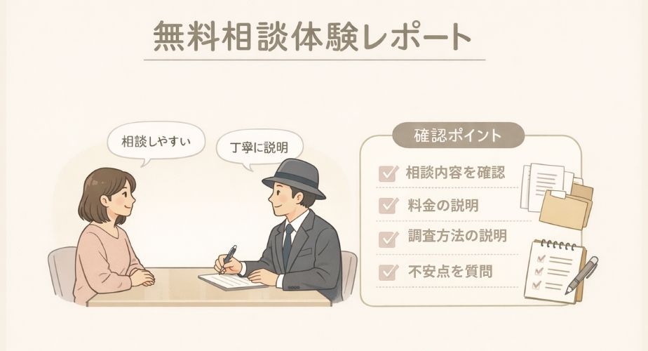 無料相談の流れと体験イメージ