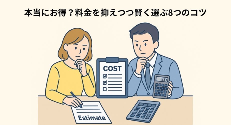 本当にお得？料金を抑えつつ賢く選ぶ8つのコツ
