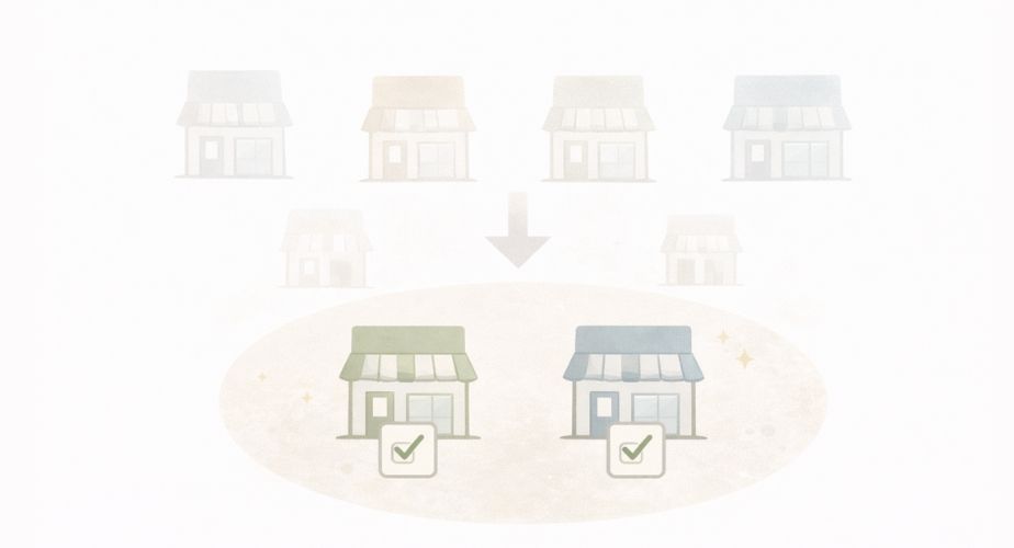 探偵マッチングサービス選びで迷ったときの考え方を示す章のアイキャッチ画像